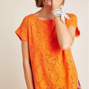 Maeve Karine Beaded Lace Top